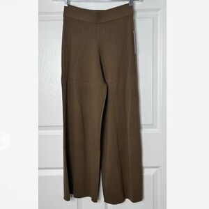 NWT Carbon38 Brown Flare Pants Sz Small Brown